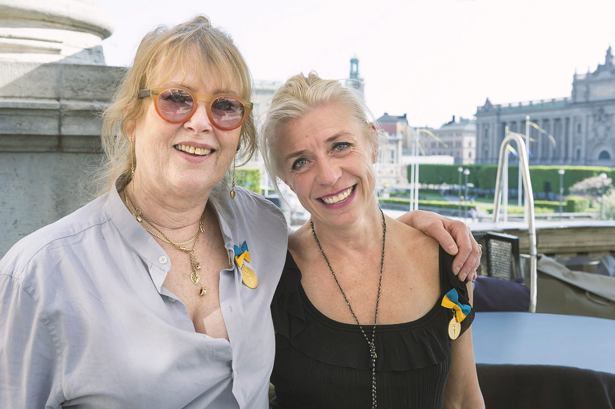 Charlotta Öfverholm och Marie-Louise Ekman