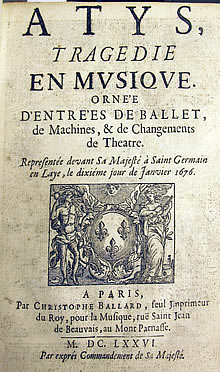 ATYS, 1676